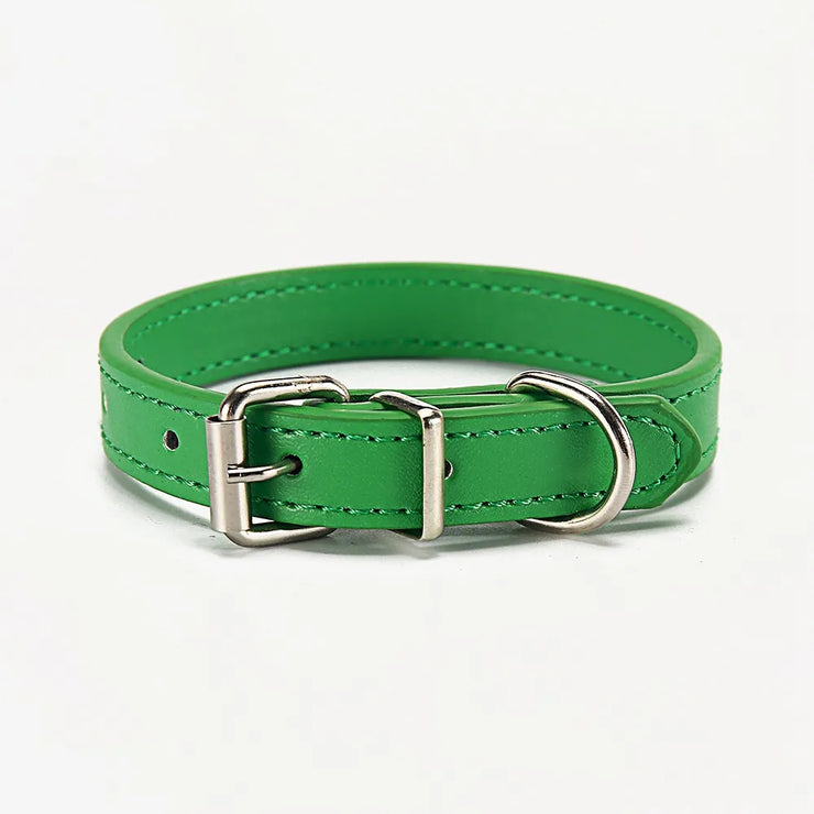 Adjustable Safety Cat & Puppy Collar – Solid Design with Leash Option