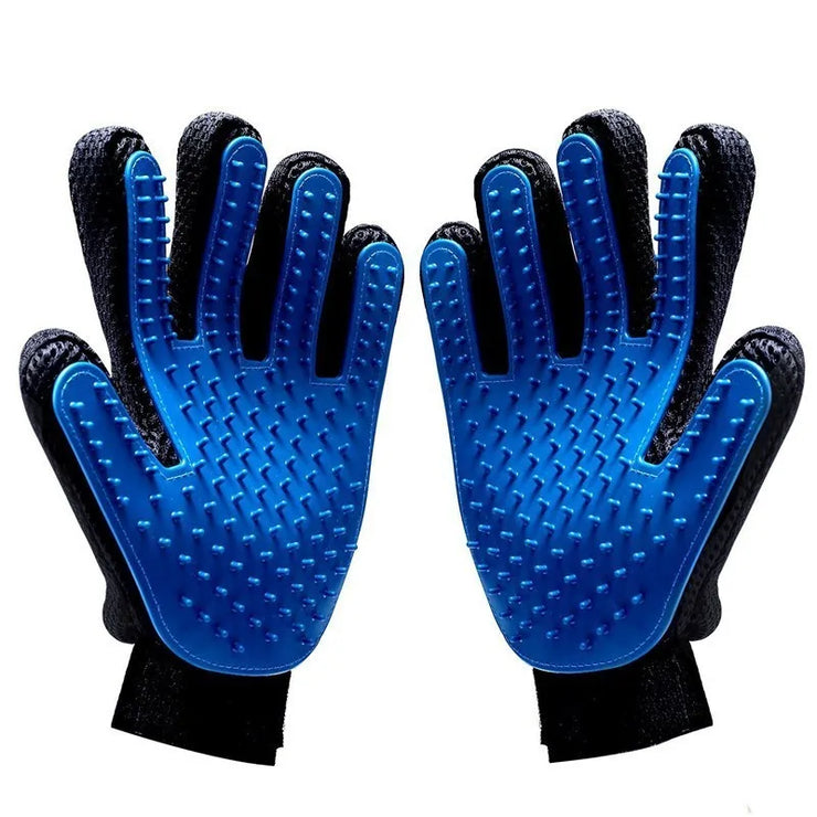 Pet Grooming Glove – Deshedding Brush for Cats & Dogs