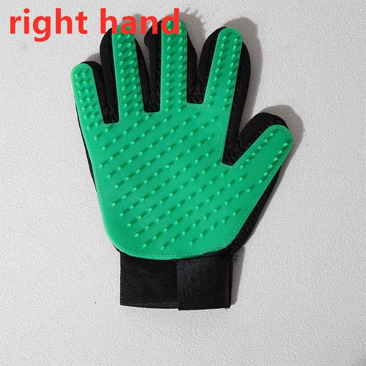 Pet Grooming Glove – Deshedding & Massage Brush for Cats & Dogs