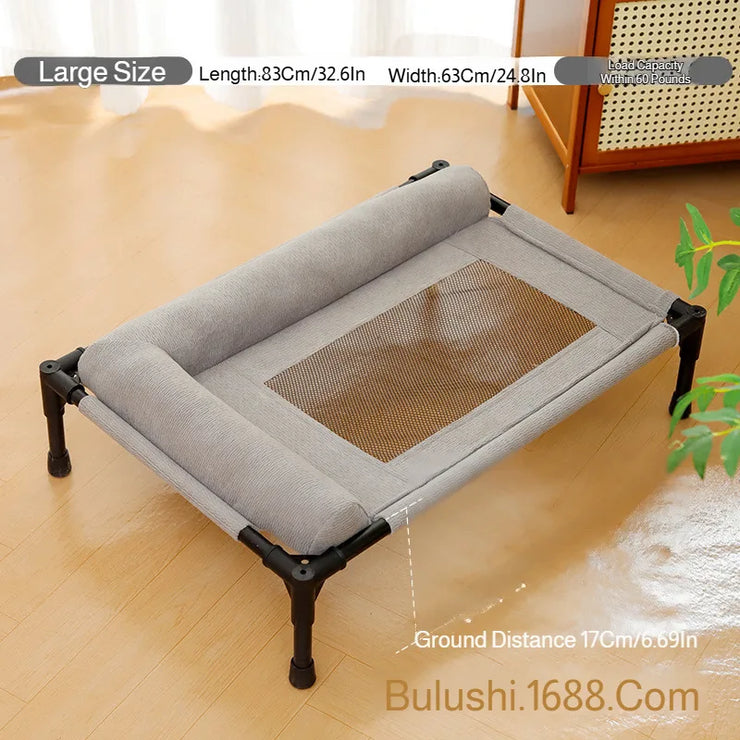 Breathable Mesh Pet Bed – Waterproof, Washable, All-Season