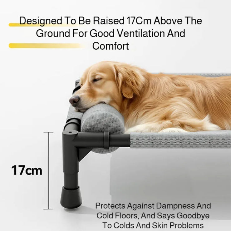 Breathable Mesh Pet Bed – Waterproof, Washable, All-Season