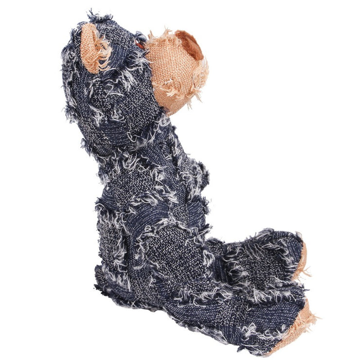 Plush Teddy Bear Dog Toy – Interactive Chew & Squeak for Teeth Cleaning
