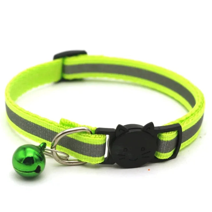 10-Pack Adjustable Cat & Puppy Collars with Bell – Wholesale Set
