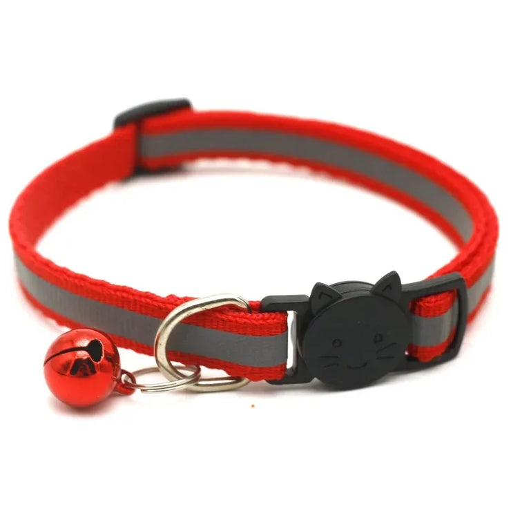 10-Pack Adjustable Cat & Puppy Collars with Bell – Wholesale Set