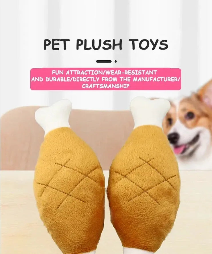 Pet Push & Chew Toy – Vocalizing, Bite-Resistant for Dogs & Cats