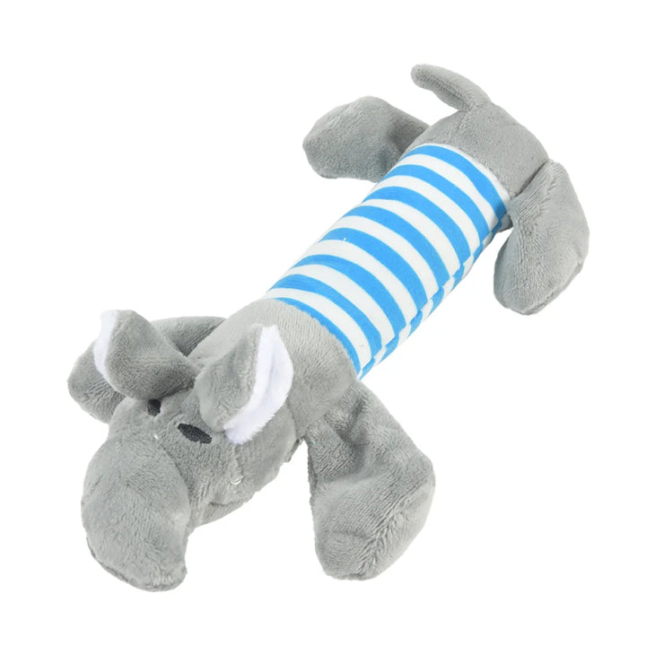 Plush Dinosaur Pet Toy – Interactive Chew Toy for Small Dogs & Cats