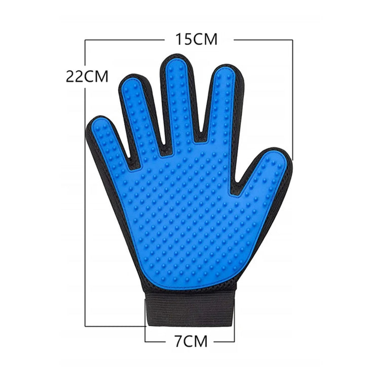 Pet Grooming Glove – Deshedding & Massage Brush for Cats & Dogs