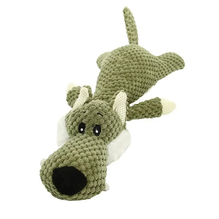 Plush Squeaky Dog Toy – Durable Chew & Fleece Soft Toy for Large Dogs