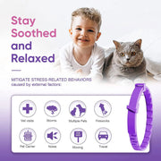Adjustable Calming Pet Collar – Reduces Anxiety for Cats & Dogs