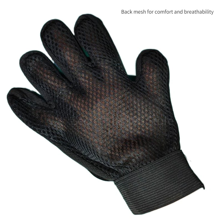 Pet Grooming Glove – Deshedding & Massage Brush for Cats & Dogs