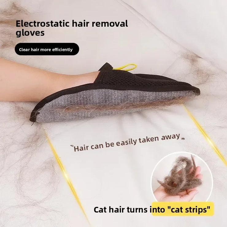 Anti-Static Pet Grooming Gloves – Hair Removal for Cats & Dogs