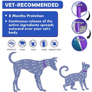 Adjustable Calming Pet Collar – Reduces Anxiety for Cats & Dogs