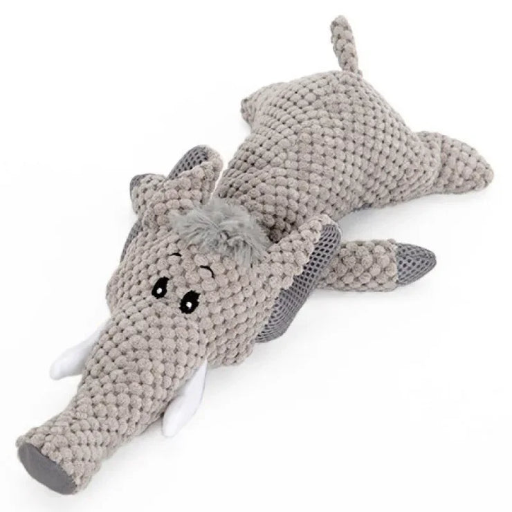 Plush Squeaky Dog Toy – Durable Chew & Fleece Soft Toy for Large Dogs