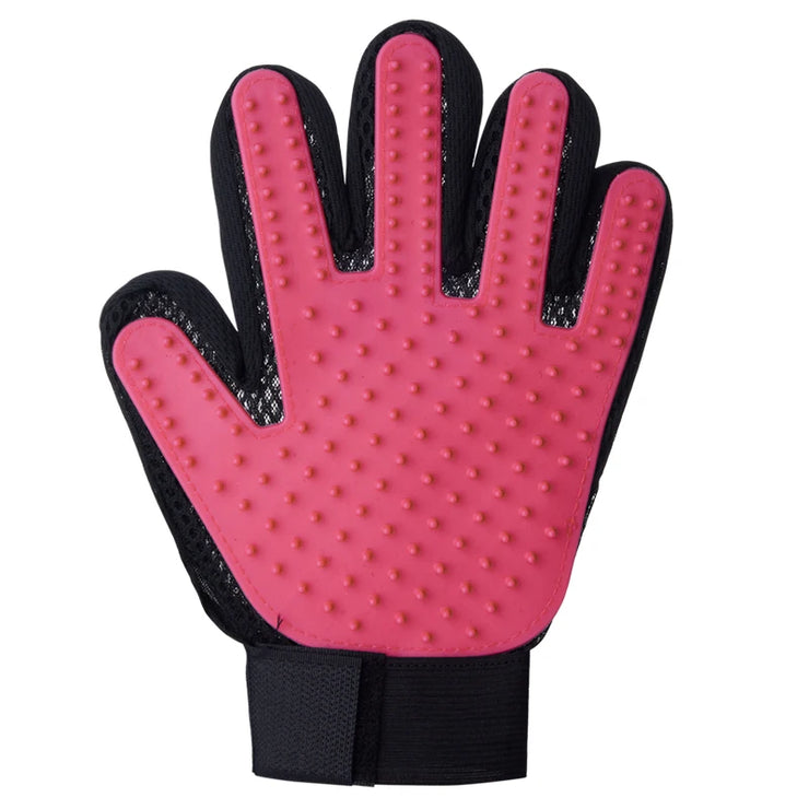 Pet Grooming Glove – Deshedding & Massage Brush for Cats & Dogs