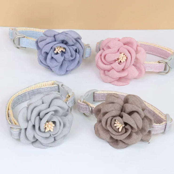 Cute Adjustable Cat & Puppy Collar – Bow Tie with Safety Button