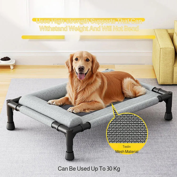 Breathable Mesh Pet Bed – Waterproof, Washable, All-Season