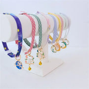 Cute Adjustable Breakaway Cat & Kitten Collar with Pendant