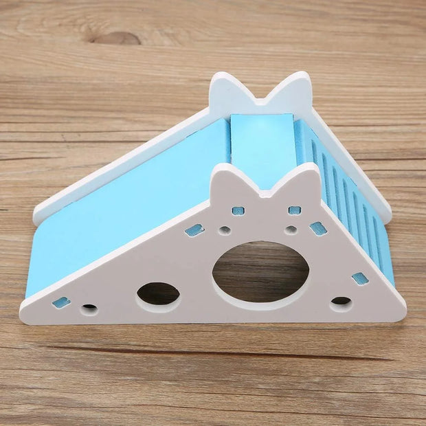 Colorful Hamster & Small Pet Hideout with Stairs & Slide