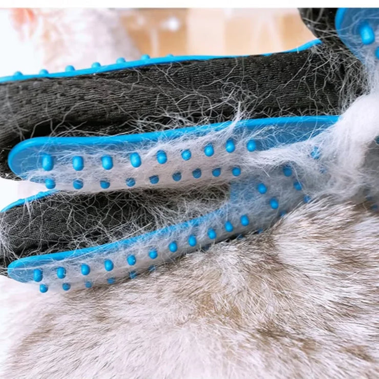 2-Sided Pet Grooming Kit – De-Shedding & De-Matting Brush for Cats, Dogs & Rabbits