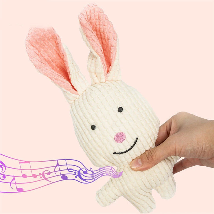 Cute Plush Dog & Cat Toy – Squeaky Chew for Small & Medium Pets