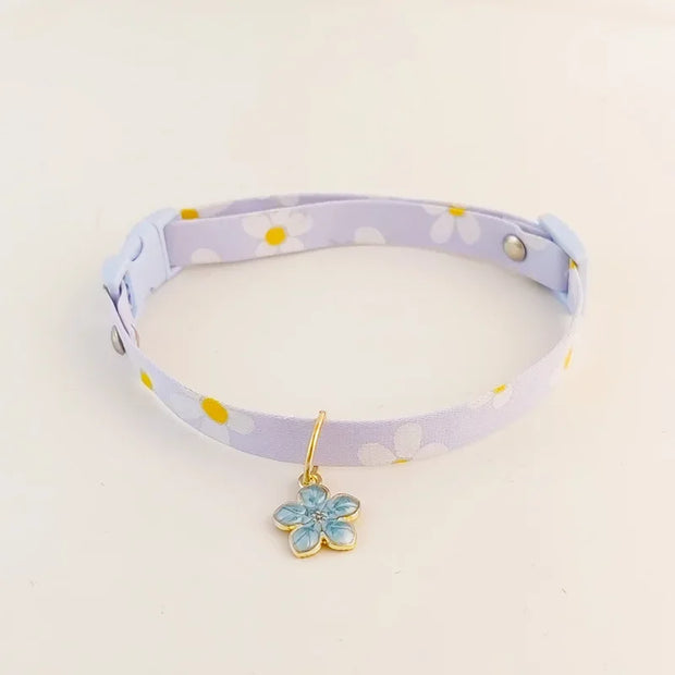 Cute Adjustable Breakaway Cat & Kitten Collar with Pendant
