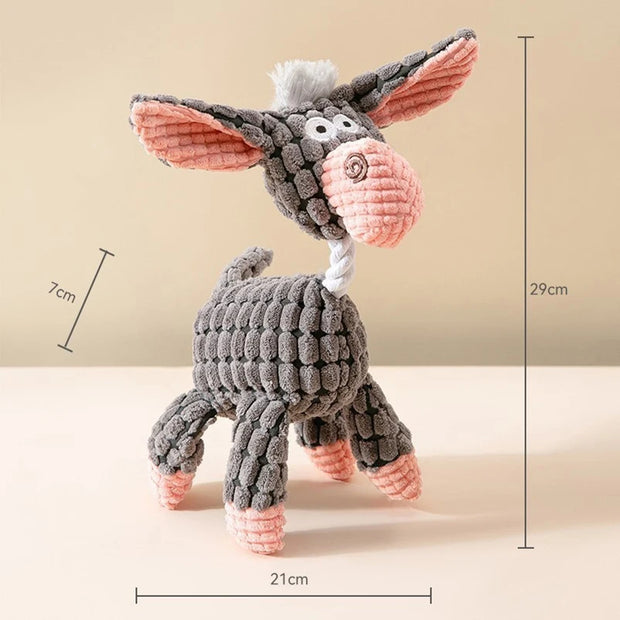 Interactive Plush Dog Toy – Chew & Squeak for Puppies