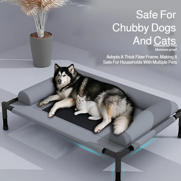 Breathable Mesh Pet Bed – Waterproof, Washable, All-Season