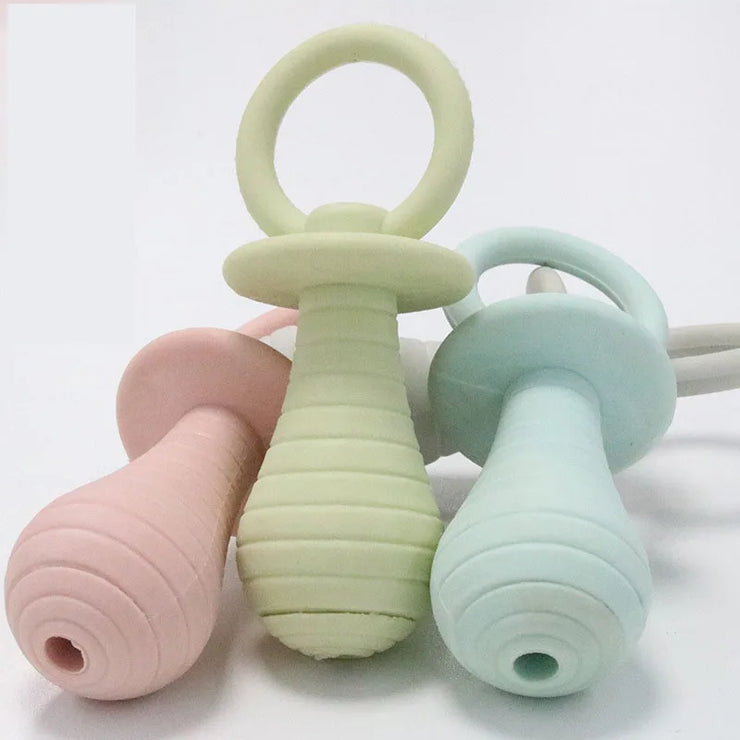 Rubber Pet Pacifier Toy – Squeaky Chew for Puppies & Kittens