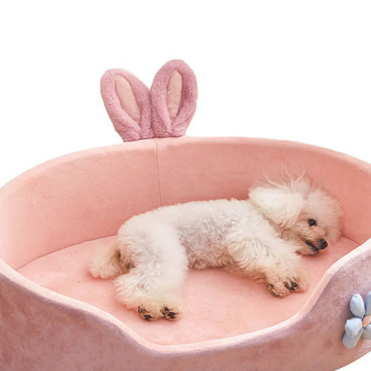 Detachable Washable Pet Bed – Soft All-Season Cat & Dog Bed