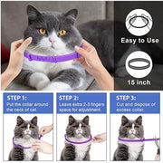 Adjustable Calming Pet Collar – Reduces Anxiety for Cats & Dogs