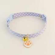 Cute Adjustable Breakaway Cat & Kitten Collar with Pendant