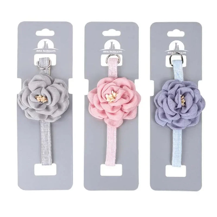 Cute Adjustable Cat & Puppy Collar – Bow Tie with Safety Button