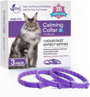 Adjustable Calming Pet Collar – Reduces Anxiety for Cats & Dogs