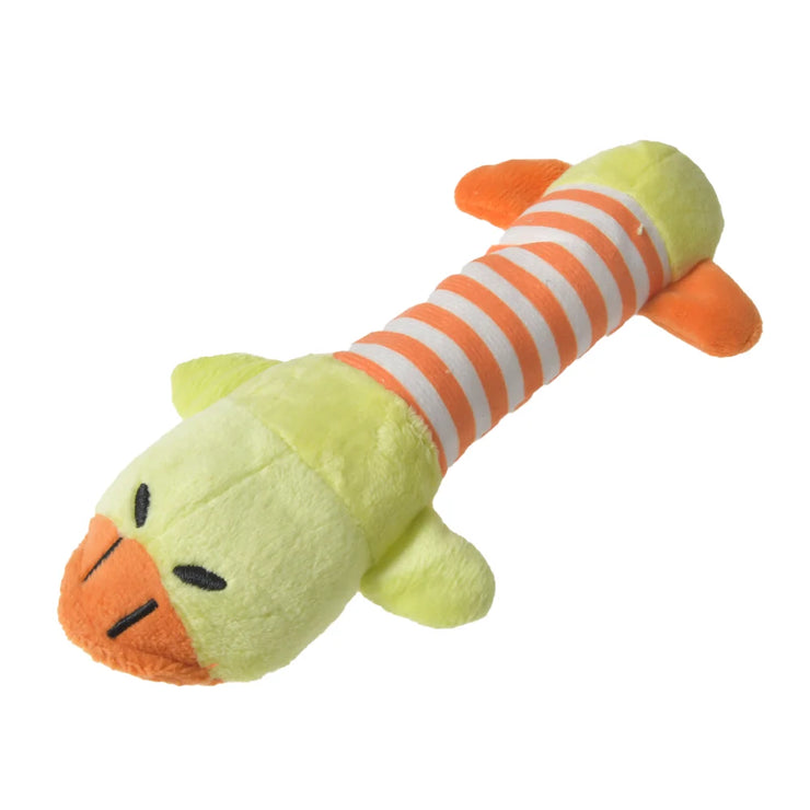 Plush Dinosaur Pet Toy – Interactive Chew Toy for Small Dogs & Cats
