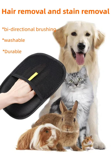 Pet Grooming & Hair Remover Gloves – For Pets, Furniture & Clothes
