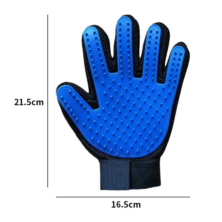 Pet Grooming & Deshedding Glove – Brush for Cats, Dogs & Rabbits
