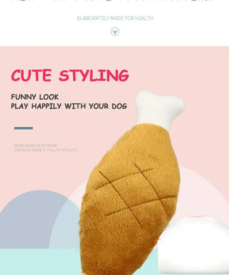 Pet Push & Chew Toy – Vocalizing, Bite-Resistant for Dogs & Cats