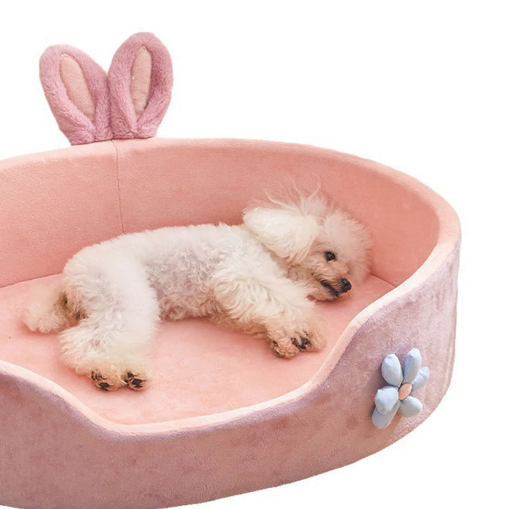Detachable Washable Pet Bed – Soft All-Season Cat & Dog Bed