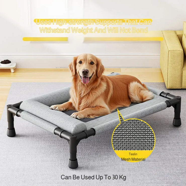 Breathable Mesh Pet Bed – Waterproof, Washable, All-Season