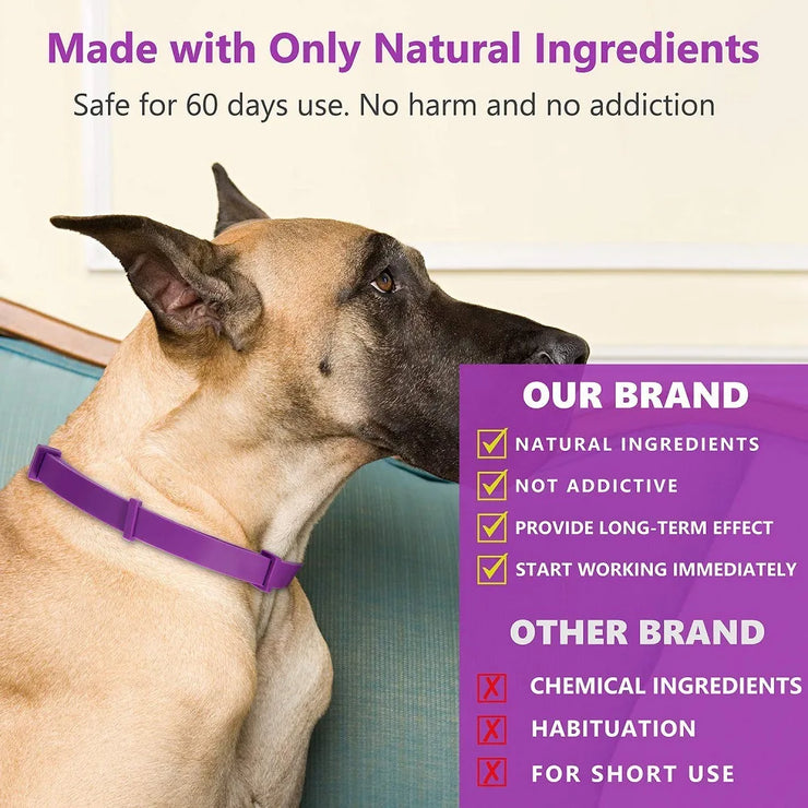 Adjustable Calming Pet Collar – Anxiety-Reducing for Cats & Dogs