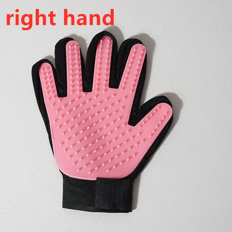 Pet Grooming Glove – Deshedding & Massage Brush for Cats & Dogs