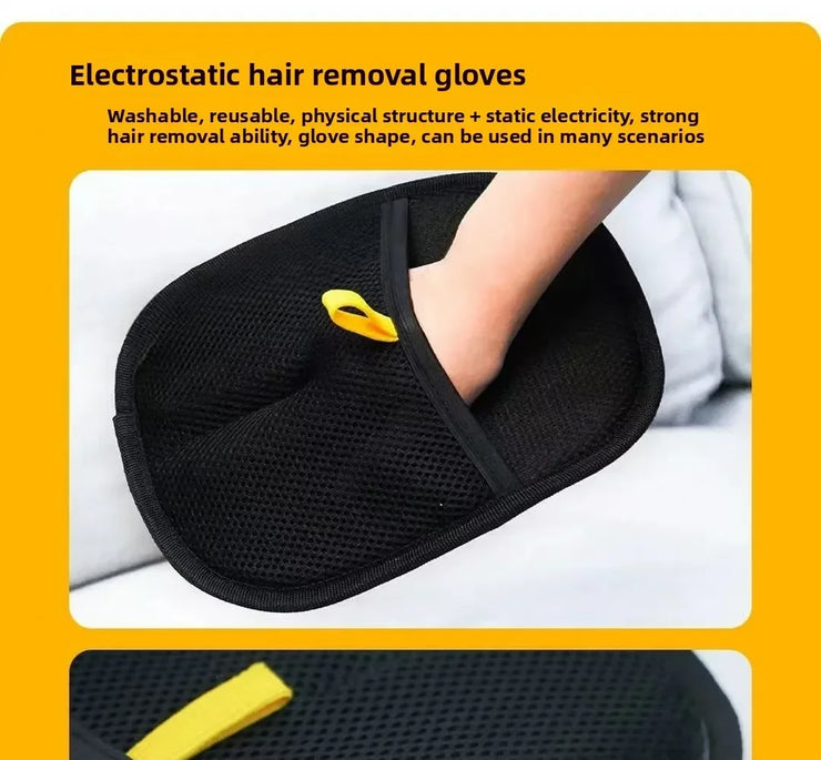 Anti-Static Pet Grooming Gloves – Hair Removal for Cats & Dogs