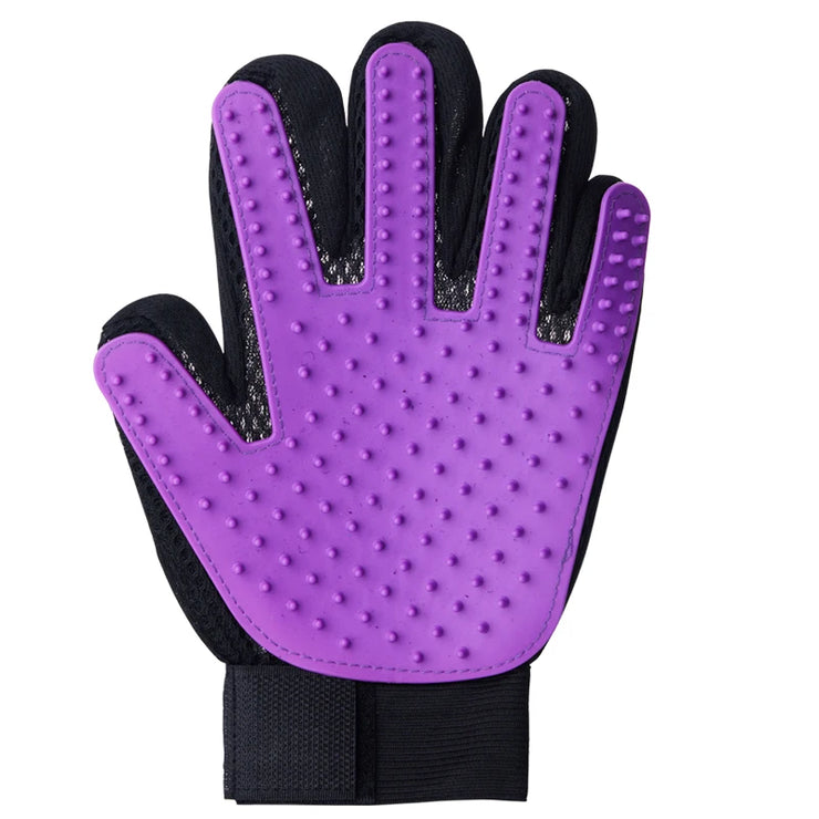 Pet Grooming Glove – Deshedding & Massage Brush for Cats & Dogs