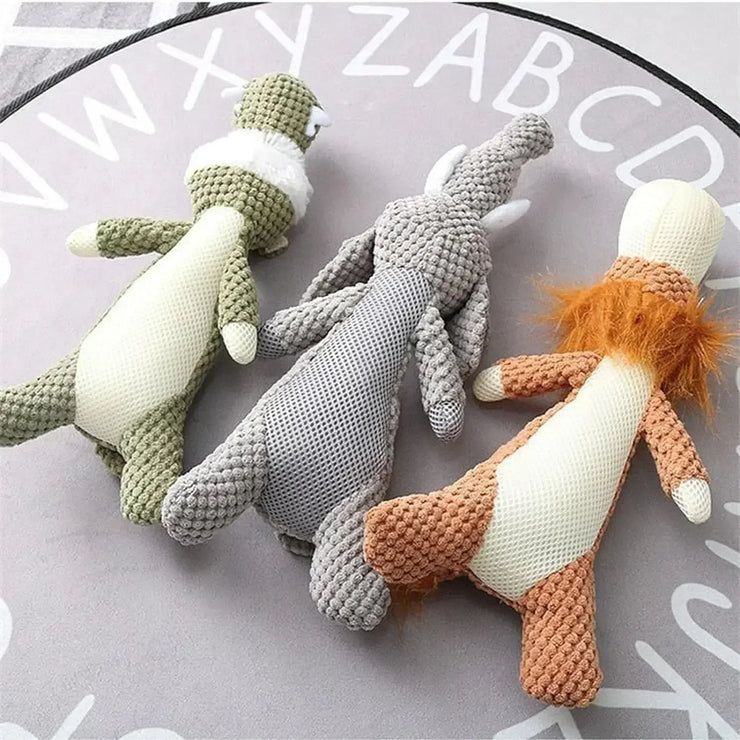 Plush Squeaky Dog Toy – Durable Chew & Fleece Soft Toy for Large Dogs