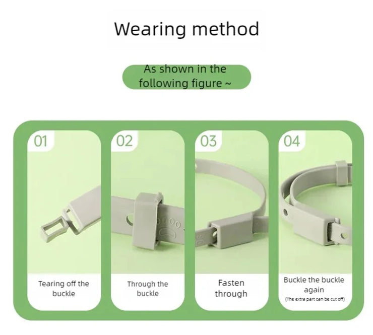 Adjustable Washable Pet Collar – Essential Oil Infused for Cats & Dogs