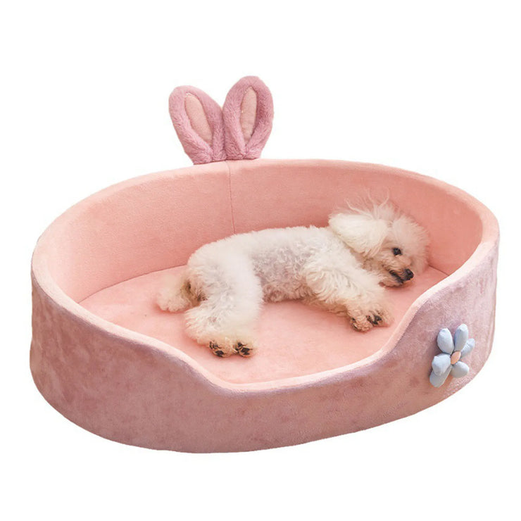 Detachable Washable Pet Bed – Soft All-Season Cat & Dog Bed