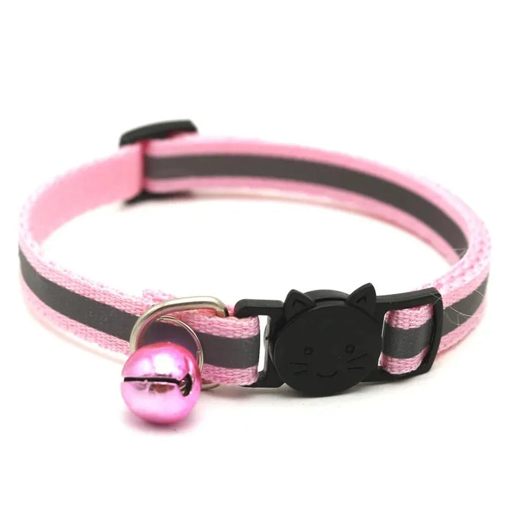 10-Pack Adjustable Cat & Puppy Collars with Bell – Wholesale Set