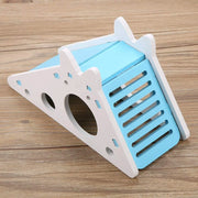 Colorful Hamster & Small Pet Hideout with Stairs & Slide