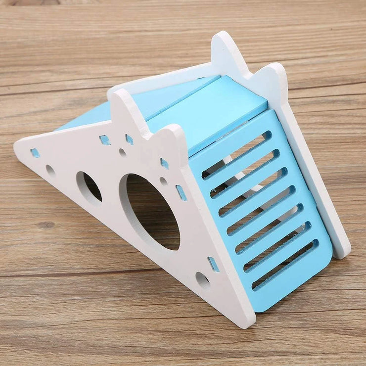 Colorful Hamster & Small Pet Hideout with Stairs & Slide
