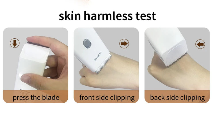 Wireless Electric Pet Clippers – Low-Noise Waterproof Grooming for Cats & Dogs